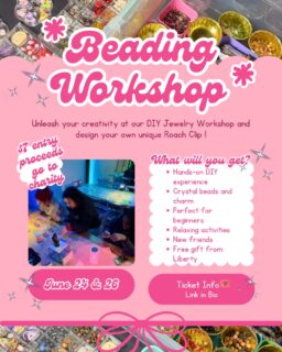 ✨ Baltimore & DMV Friends, Come Craft With Us ✨

Join me and District for a special DIY Roach Clip Workshop hosted at Liberty 💎💨🌿

📍 Liberty Baltimore 
🗓️ June 24 4-5:30p

📍 Liberty Oxon Hill
🗓️ June 26 4-5:30p

Come create your very own custom ro@ch clip with crystals, charms, and all the cute high-vibe accessories your heart desires ✨ Whether you’re bringing your bestie, making new friends, or just looking for a fun day out, we’d love to see you there 💖

The best part? Every ticket purchased helps support a charitable cause 🤍

🎟️ Grab your tickets through the link in my bio. 🔗

Let’s craft, connect, and give back to the community together 🌿✨

#SweederStyle #DIYRoachClip #BaltimoreEvents #OxonHillEvents  CraftNight DMVEvents GiveBack