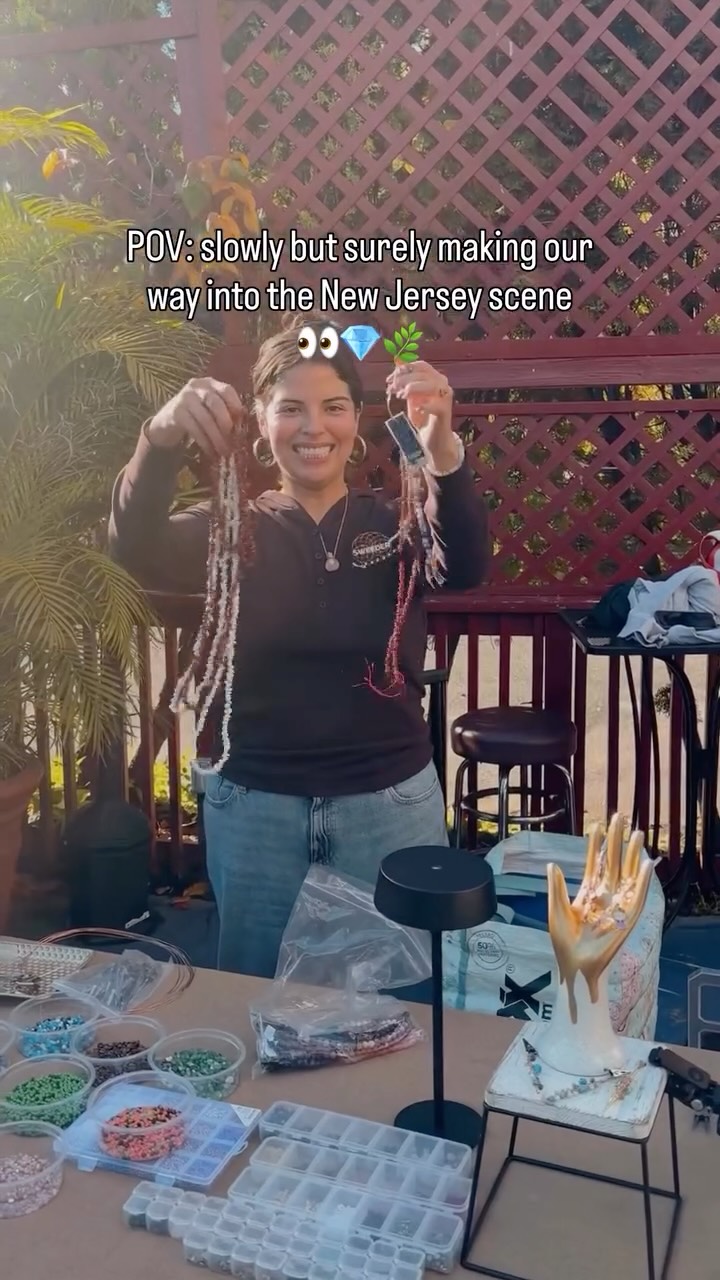 POV: slowly but surely making our way into the New Jersey cannabis scene 👀💎🌿

📍 Vera Bar & Grill | New Jersey

Another Verano event in the books and another reminder of how much I love what I do! 🥹💚

So grateful to have been invited back to be part of the Verano rollout and bring a little Sweeder magic to the NJ cannabis community. 💎✨

From familiar faces to new connections, budtenders, dispensary managers, and everyone who stopped by to create something with me, THANK YOU! 🫶🏽

And to all my new followers, WELCOME TO THE SWEEDER FAM! 💕 Whether you left with your first handcrafted crystal clip or just came over to say hi, I’m so happy you’re here.

It’s been really exciting slowly introducing Sweeder to the New Jersey market, one event, one connection, and one crystal at a time. 🥹💎

Now I’m curious… NJ budtenders and dispensary managers, where should Sweeder pop up next? 👀🌿

I’d love to bring our DIY Crystal Charm Bar to more of your communities, with custom branded charms, jewelry, and a whole lot of creativity. If you think we’d be a good fit for your next event, my DMs are always open! 💌

Huge thank you again to Verano for continuing to make space for Sweeder. Here’s to new friendships, new opportunities, and making life a little more Sweeder, one state at a time! 🥂💚