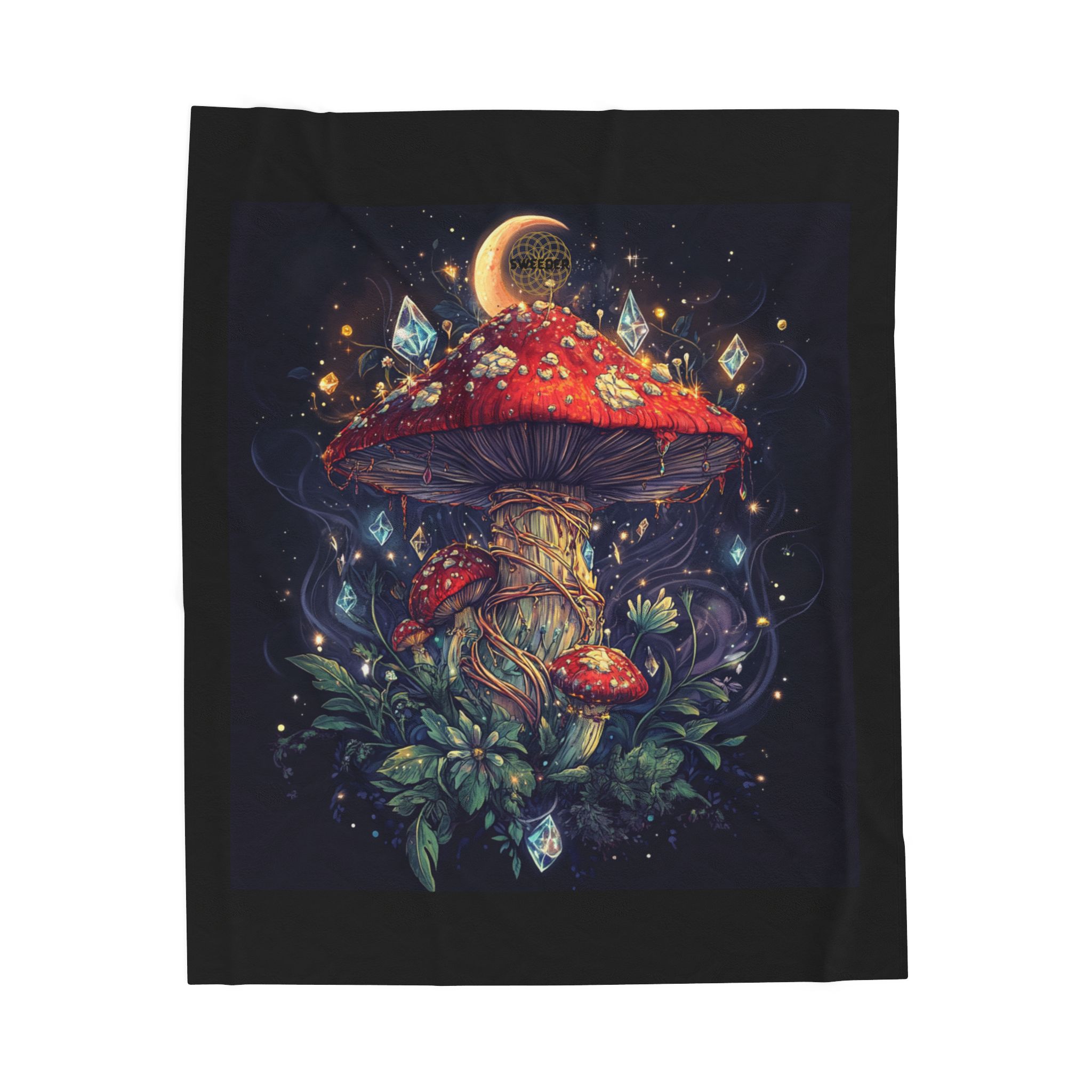 Magic Shroom Plush Blanket🍄✨