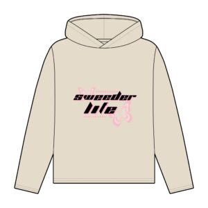 Women's Organic Relaxed Fit Hoodie - Sweeder Mushroom Vibes Design