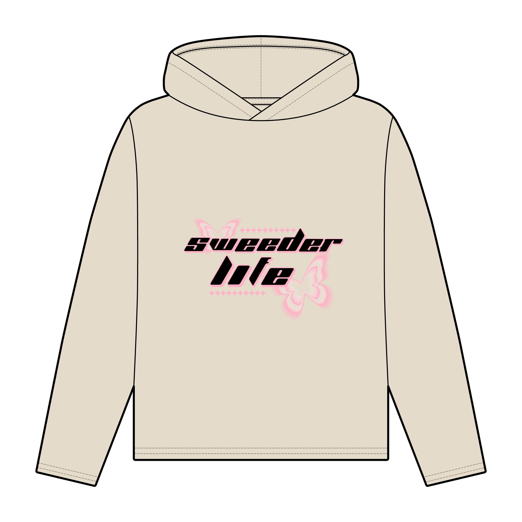 Women's Organic Relaxed Fit Hoodie - Sweeder Mushroom Vibes Design