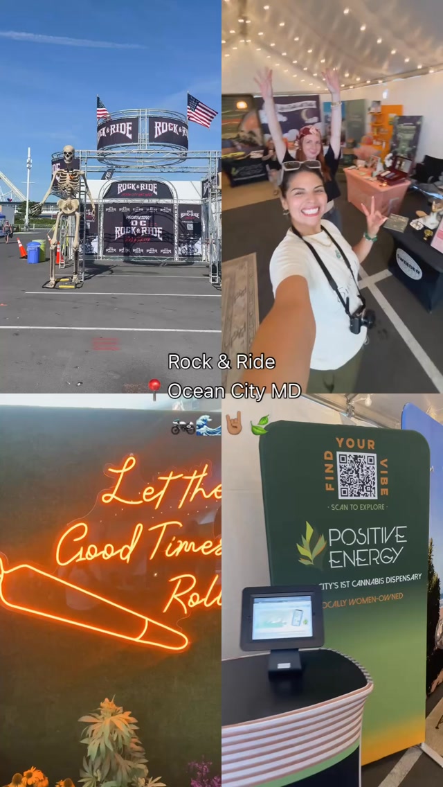 🏍️🤘🏽 DAY 1 AT ROCK & RIDE OCMD 🔥⚡️🌿
Sweeder took a little trip to Ocean City and somehow we ended up mixing crystals, cnbis, motorcycles, and rock & roll… honestly, I’m into it 😂💎🏍️
So grateful to be out here alongside RYTHM and invited by Positive Energy Dispensary for Rock & Ride weekend! 🤘🏽🌿
And come to find out, this is the FIRST YEAR cnbis has had a presence at this event 👀🔥 We’re tucked away in our own private 21+ Green Room, so I really didn’t know what to expect, but the response and curiosity from everyone who found us was amazing.
We met people who traveled in from everywhere from Florida to New York 🏍️💨 and I loved hearing about everyone’s cnbis experiences back home. Even cooler was hearing how many people already knew and loved RYTHM from their own states. 🌿🙌🏽
And of course I have to show love to Positive Energy 💚 A woman owned, family owned dispensary in a BEAUTIFUL location right before you head into Ocean City. If you’re coming down this way, put them on your radar! @positiveenergyoc
Really cool getting to introduce a whole new crowd to this side of the culture while bringing a little Sweeder sparkle with me 💎⚡️
Thank you for having us, thank you to everyone who found the Green Room and came over to show love, and cheers to making a little history in OCMD. 🥂🏍️🌿
Day 1 complete ✅
Day 2 still loading… 🤘🏽🔥
Vloggy from the travels coming to my YouTube 👀 subscribe and stay tuned 🤘🏽
