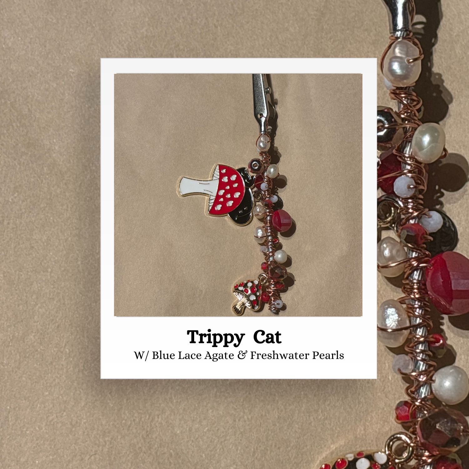 Shroom Cat Garden Clip